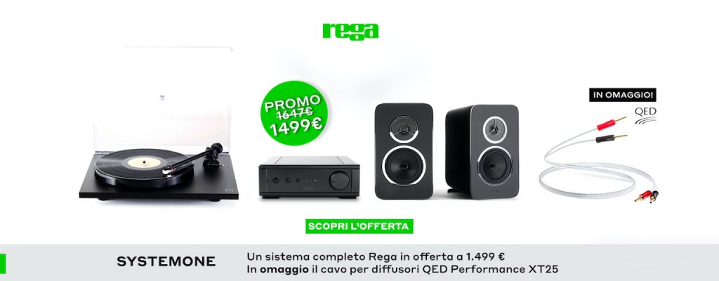 HiFi Record • Rega Systemone: sistema completo per l'ascolto in vinile in  offerta!